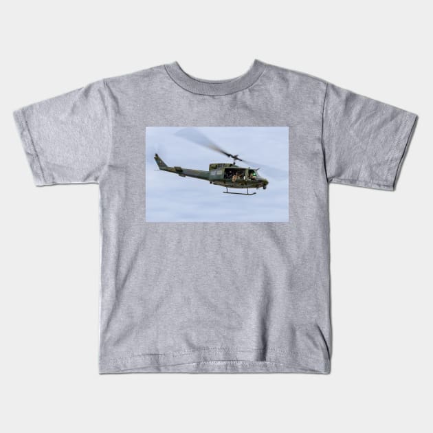 UH-1N Huey Helicopter Kids T-Shirt by acefox1